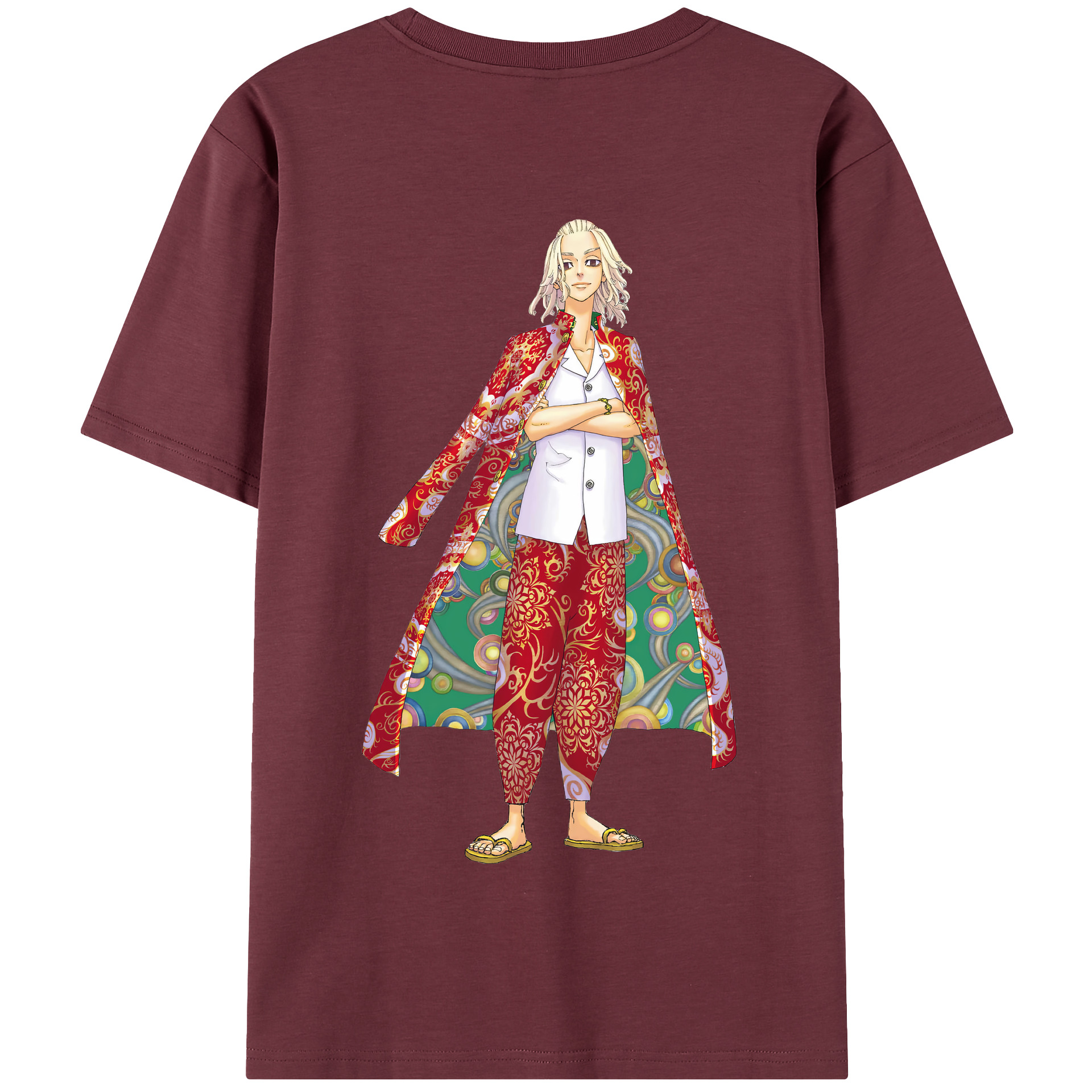 （画像用） 東京リベンジャーズ Tokyo Revengers 綿100％半袖Tシャツ（背面プリント）